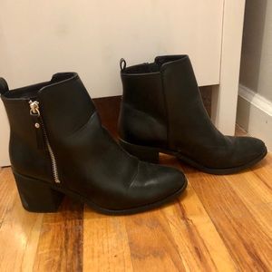 Black H&M booties
